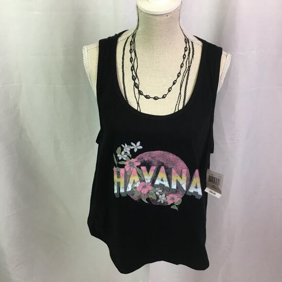 Youth in Revolt Havana Tank Top Black Medium - Picture 1 of 11